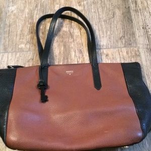 Leather Fossil purse